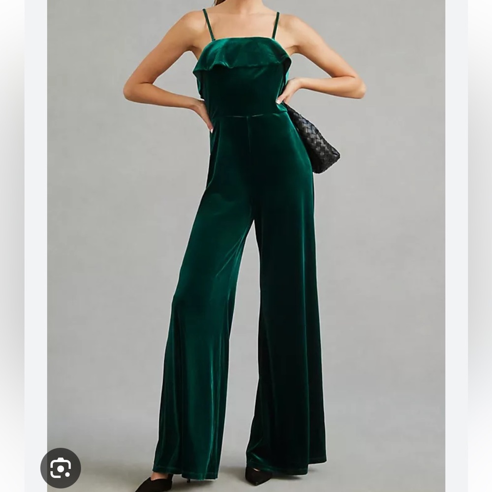 Corey Lynne Calter Velvet Jumpsuit (medium)